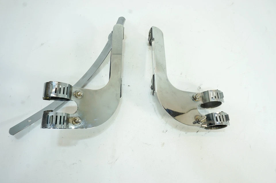 07 Harley Sportster Roadster XL1200R Left & Right Windshield Brackets Kit 1259 - Image 1 of 4