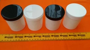 250ml Strong empty white plastic storage jars/containers/pots 10,20,30,40 - Picture 1 of 5