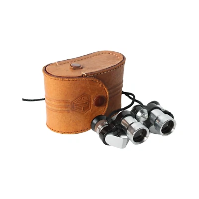 Vintage Asahi Pentax 6x15 Binoculars with Leather Case | Compact Opera Glasses - Image 1 of 4