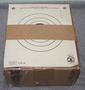 NRA OFFICIAL 50 FOOT SLOW FIRE PISTOL TARGETS 500 PACK - Picture 1 of 4