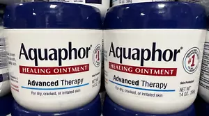 Set of 2 Aquaphor Healing Ointment Advanced Therapy Skin Protectant, 14 Oz Each - Picture 1 of 2