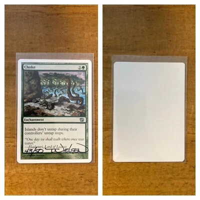 MTG ✨Signed CHOKE Artist Proof✨8th Edition MINT 2003 UNCOMMON T. Nielsen Art - Image 1 of 3