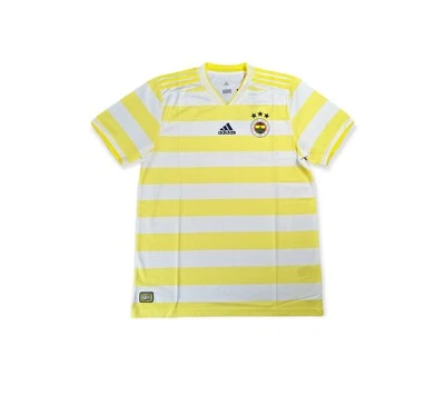 Camiseta deportiva Fenerbahce 18/19 tercera réplica en blanco Adidas para hombre nueva con etiquetas amarilla Foto 1 de 4