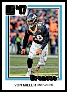 2017 Donruss 1981 Tribute Von Miller Denver Broncos #18 - Picture 1 of 2