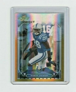 Marlin Jackson Indianapolis Colts 2006 Score Select Gold Zone #04/50 - Imagen 1 de 2