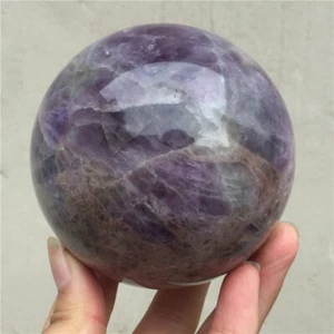 Bola de amatista de sueño natural de 2,35 lb cristal gema esfera sanación regalo XQ2144 - Imagen 1 de 14