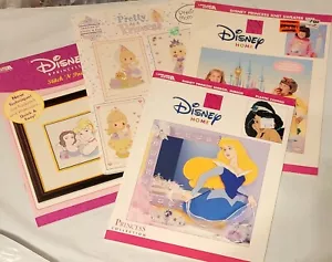 Disney Princess Cross Stitch, Knit, Plastic Canvas Leisure YOU CHOOSE Precious - Picture 1 of 6
