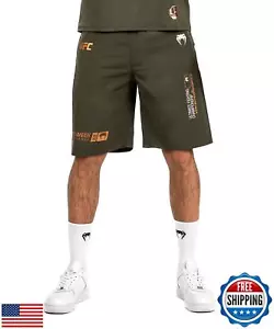 Venum Men's Standard UFC Adrenaline Fight Week Performance Shorts Green - Picture 1 of 5