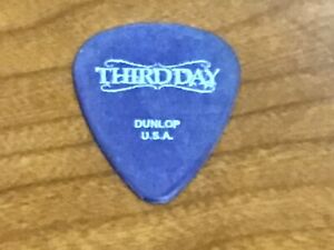 Third Day Brian Bunn Guitar Pick Purple