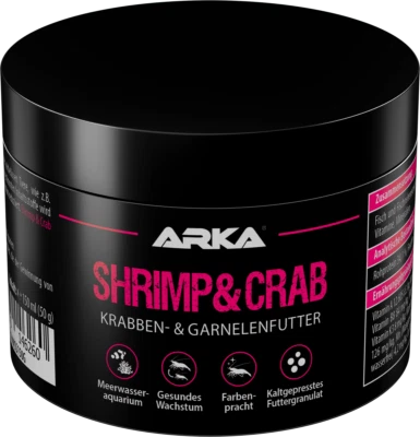 ARKA BIOTECHNOLOGIE GMBH ARKA Shrimp & Crab Garnelen- und Krabbenfutter kaltgepresstes Soft-Futter 150 ml