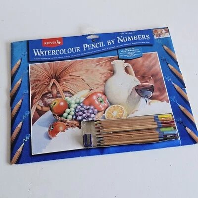 Reeves Watercolour Pencil by Numbers PPWP1 Still Life Fruit - Opened Unused - Image 1 of 3