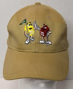 Vintage M&M's Yellow and Red Golfing Planet Mars Adjustable Baseball Cap (NWOT) - Bild 1 von 13