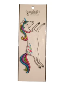 Aplique de tela Create It Peel & Stick/Planchar - Nuevo - Unicornio - Imagen 1 de 1