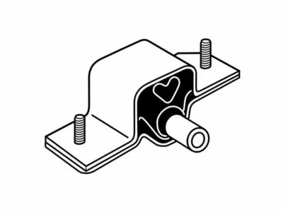 For 1988-1993 Dodge D350 Transmission Mount 44237WC 1989 1990 1991 1992 5.9L V8 - Image 1 of 2