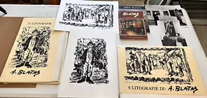 19 Arbit Blatas Marcel Marceau The Threepenny Opera Lithographs Photos Catalogs - Picture 1 of 22