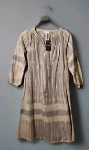 Pure Jill Elements XS NUEVO Vestido Marrón Tostado Terroso Cambio LARGO - Imagen 1 de 8