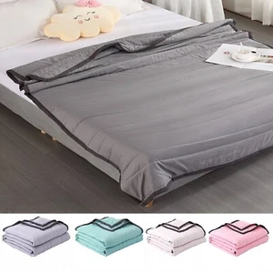 Cooling Blanket for Night Sweats Lightweight Breathable Blanket Double Side - Picture 1 of 8