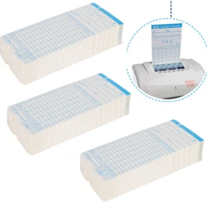 250 Stück Stempelkarten für Stempeluhr Stechuhr Monatlich Time Zeiterfassung - Bild 1 von 5