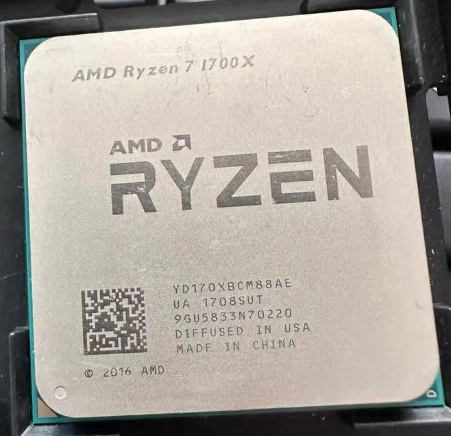 AMD Ryzen 7 1700X R7-1700X-3.4GHz 8-core socket AM4 desktop CPU processor - Image 1 of 1