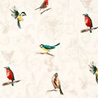 Clarke And Clarke Titchwell Birds Multi Pvc Wipe Clean Tablecloth Oilcloth