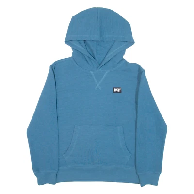 Sudadera con capucha azul DKNY Loungewear para niños 8 años Foto 1 de 4
