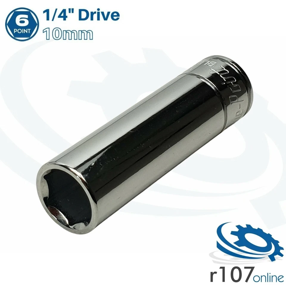 Blue Point 10mm Deep Socket, 1/4" Drive BLPLSM1410 - As sold by Snap On - Image 1 of 1