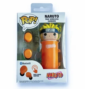 Naruto Shippuden Funko POP Bluetooth Earbuds, Wireless Naruto Earbuds - Picture 1 of 6