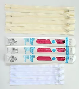Polyester Zippers 7" & 9" Mix *new Open Box* - Picture 1 of 10