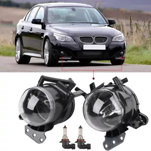 2x Nebelscheinwerfer + HB4 Birnen Für BMW 5er E60 E61 Limousine Touring DE - Bild 1 von 7