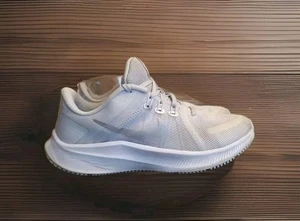Scarpe da corsa Nike Quest 4 donna taglia 8 bianco argento - Foto 1 di 12