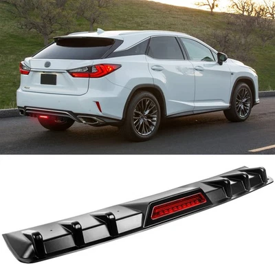  Диффузор заднего бампера для Lexus RX300 RX330 RX350 + светодиодный стоп-сигнал глянцевый черный - Изображение 1 из 4