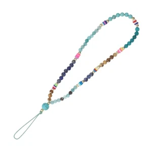 Chaîne de téléphone portable pendentif mignon breloque perles lanière décoration à suspendre - Photo 1 sur 12