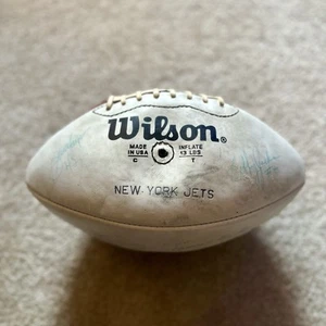 New York Jets 1978 Team Signed Vintage NFL Football Autographed Ball NO COA - Picture 1 of 10