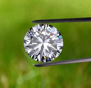 3 CT Round Cut Natural D Color Lab Grown CVD Diamond VVS1 Certified Loose Stone - Picture 1 of 12