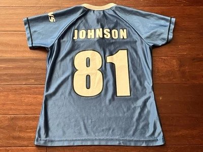 NFL Team Detroit Lions Women's Small Megatron Calvin Johnson #81 Jersey T Shirt - Image 1 of 4