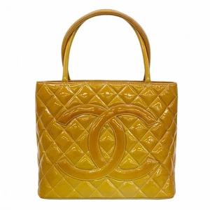 Chanel Tote Bag patent Leather brown 906955 - Picture 1 of 10