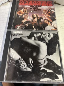 Scorpions CD Lot Love at First Sting World Wide Live - Picture 1 of 7