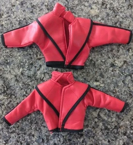 2 Vintage LJN 1984 Michael Jackson 12” Doll - Red Jacket Accessory Only - Picture 1 of 8