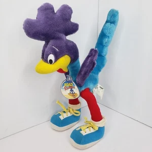 Road Runner Plüsch mit Etikett Poseable Doll 1993 Looney Tunes 24K Warner Bros - Bild 1 von 8