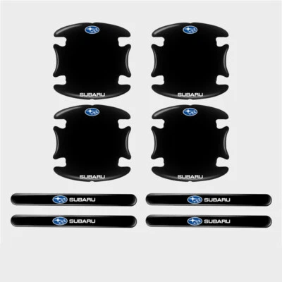 8 PIEZAS Manija de Puerta de Coche Negro Tazón Película Protector Tazón Accesorios para Borde para Subaru Foto 1 de 2