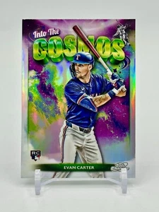 2024 Topps Chrome Evan Carter Into The Cosmos (RC) - Picture 1 of 2