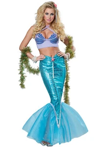 Brand New Deluxe Mermaid Women Adult Costume - Picture 1 of 1