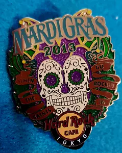 TOKYO MARDI GRAS SUGAR SKULL SAINTS GO ROCKIN IN 2013 Hard Rock Cafe PIN LE - Bild 1 von 1