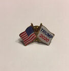 Support President Donald Trump Lapel Pin 2020 American Flag 