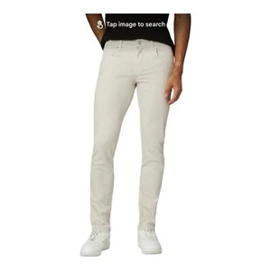 Hudson Jeans Blake Slim Straight Twill Pant in Light Cream NWT Size 31 - Picture 1 of 9