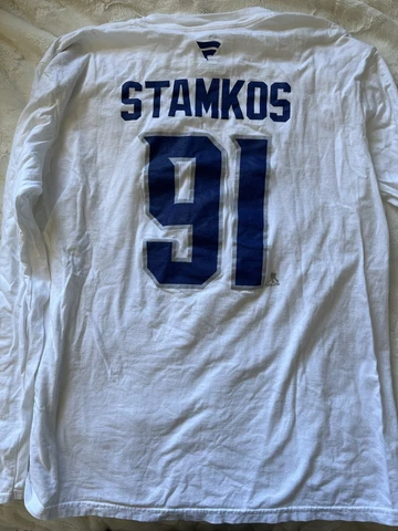 NHL Tampa Bay Lightning Stadium Series Steven Stamkos Large Long Sleeve Shirt Cover