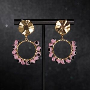 Lucky Evil Eye Resin Earrings Devil's Eye Drop Dangle Women Turkish Jewelry 2022