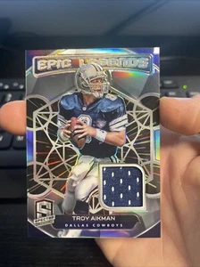 2020 Panini Spectra Troy Aikman Epic Legends Player Worn Patch /75 - Bild 1 von 2