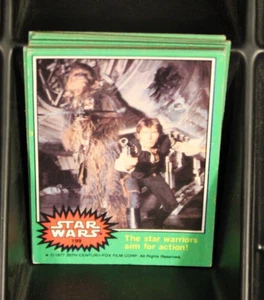 Tarjetas Topps de Star Wars Serie 4 1977 en muy buen estado a muy buen estado + elige tu tarjeta - Imagen 1 de 23