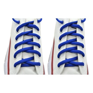 2 Pairs Oval 45" Athletic Sports Sneaker "Royal Blue" Shoelace Strings - Picture 1 of 1